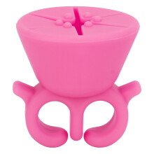 (Pink) Silikon-Nagellack-Halter Ring Tragbar Maniküre Werkzeug Pink