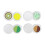 (Kiwi Fruit) Wasserbasierte Glitzer-Farbpalette Kiwi, 0,37oz 2