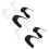 4 Pairs Shoe Inserts Guard Cuttable Reduce Crease Protector Shaper 5