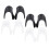 4 Pairs Shoe Inserts Guard Cuttable Reduce Crease Protector Shaper 2