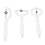 3x Tongue Tip Oefenset 304 RVS Kogels 3