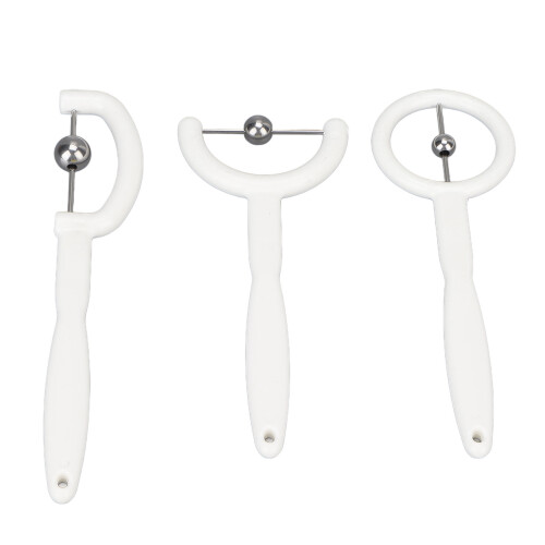 3x Tongue Tip Oefenset 304 RVS Kogels 2