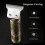Kabelloser Haarschneider Barbier-Set Barttrimmer USB LED 1500mAh 5