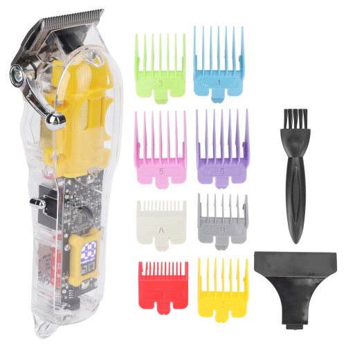 Electric Hair Clipper Stainless Steel 8 Combs 2