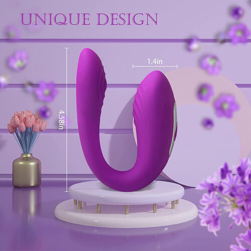 U-förmiger Vibrator für G-Punkt & Anus, Liebes-Ei 1