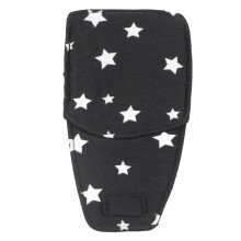 (Star On Black) Kinder-Augenklappe aus Glas seidenweich waschbar