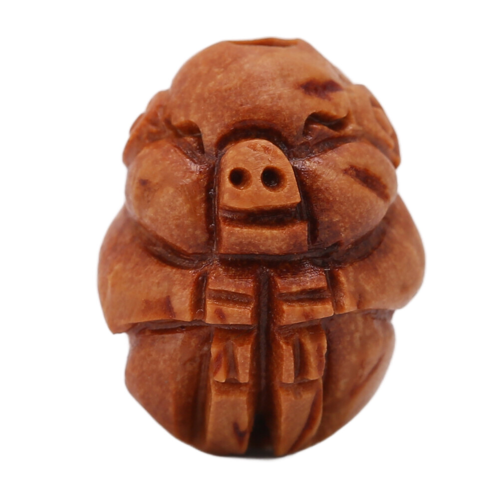 Wood Pig Hand Massager Stress Relief for Old People Office Workers