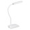 (White) LED Desk Lamp 360 Bendable Dimming 3 Color Modes USB 4