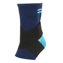 (S) Knieschoner Blau Silikonpolster Kompressionsbandage Muskelentlastung