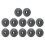 12Pcs Portable Trekking Pole Snow Muds Baskets 5