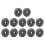 12Pcs Portable Trekking Pole Snow Muds Baskets 4