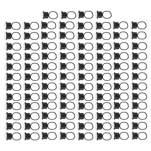 100 Stks Oogschaduw Ringen met Spons 1