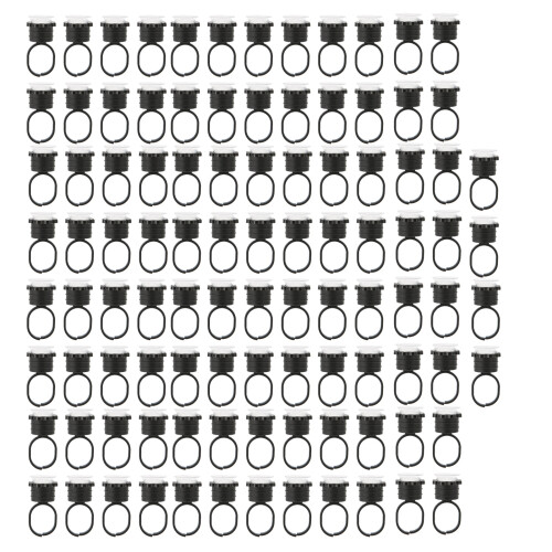 100 Stks Oogschaduw Ringen met Spons 2