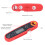 Faltbares Fleischthermometer 240 mAh Rot, 95 g 7