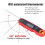 Faltbares Fleischthermometer 240 mAh Rot, 95 g 11