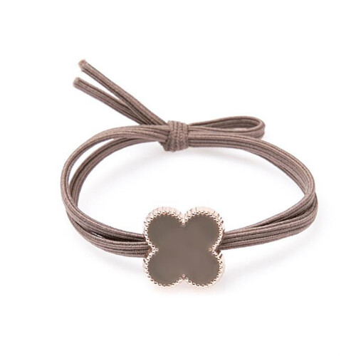 (Coffee) Elegantes Haargummi Rosa für Damen & Mädchen