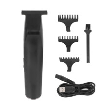 Herren-Haarschneider USB-Aufladbar, Edelstahl, kabellos