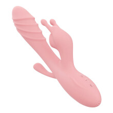 Silikon-Vibrator für Frauen, Rosa, 12 Modi, G-Punkt