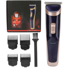 Electric Hair Trimmer w/ Stainless Steel Blade & 4 Combs