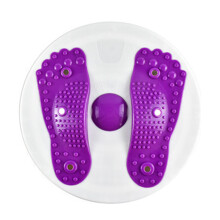 (Purple) Twisting Waist Disc Shaping Rotating Board Fitness Equipment Home