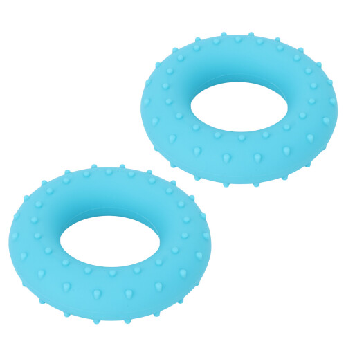 2x Silikon-O-Handkrafttrainer 40lb Blau