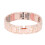 (Rose Gold) Magnetisch titanium armband roosgoud 3