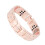 (Rose Gold) Magnetisch titanium armband roosgoud 4