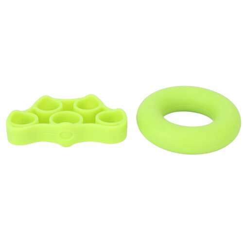 Fingertrainer Ring-Set O-Form 30lb/6,6lb Grün 2