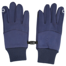 (Blue M) Wasserdichte warme Radhandschuhe mit Touchscreen Blau M