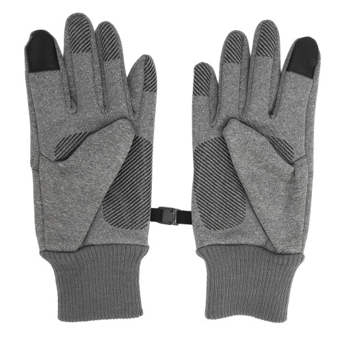 (Light Gray M) Wasserdichte warme Radhandschuhe mit Touchscreen Blau M