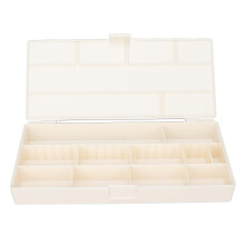 Kleine Organizer-Box mit Fächern für Kämme & Bürsten