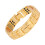 (Gold) Magnetisch titanium armband roosgoud 3