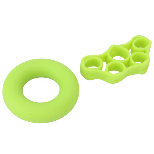 Fingertrainer Ring-Set O-Form 30lb/6,6lb Grün 1