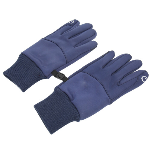 (Blue M) Wasserdichte warme Radhandschuhe mit Touchscreen Blau M 2