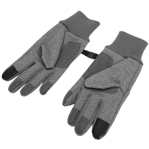 (Light Gray M) Wasserdichte warme Radhandschuhe mit Touchscreen Blau M 2