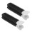 (Black) 2pcs Rose Red Hair Volume Roller Curler Clip Styling Tool 4