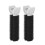 (Black) 2pcs Rose Red Hair Volume Roller Curler Clip Styling Tool 2