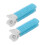 (Blue) 2pcs Rose Red Hair Volume Roller Curler Clip Styling Tool 5