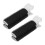 (Black) 2pcs Rose Red Hair Volume Roller Curler Clip Styling Tool 3