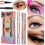 4D Seidenwimperntusche & Eyeliner Set Smudge Proof Curling 5