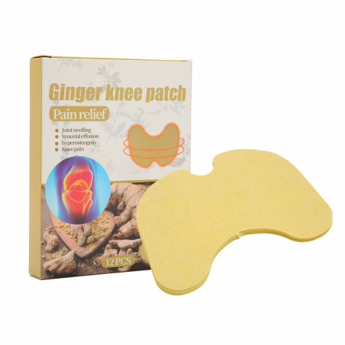 24 Pcs Knee Stickers Herbal Heating Moxibustion Ginger Relief Patch 2