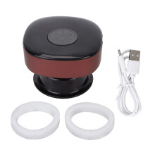 (Red) Electric Scraping Massager 4 Gears Adjustable Negative Pressure