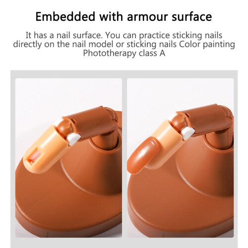 Reusable Acrylic Nail Practice Finger Model Kit 1