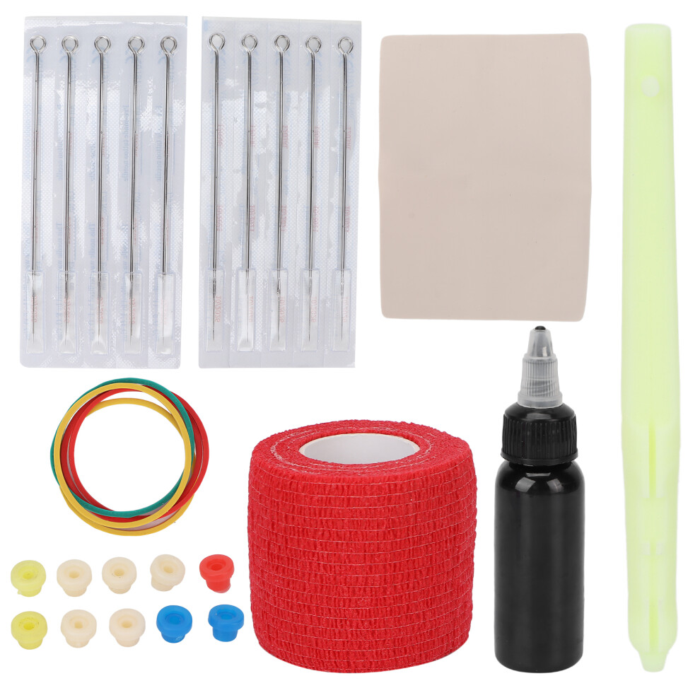 Complete Hand Tattoo Pen Kit DIY Pigment for Beginners