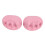 (Pink) 2pcs Toe Separator Large Friction 30 Meniscus Grid Corrector 1