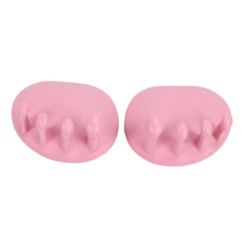 (Pink) 2pcs Toe Separator Large Friction 30 Meniscus Grid Corrector