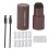 (Light Brown) Eyebrow Stamp Shaping Kit with Brushes Brown 1