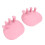 (Pink) 2pcs Toe Separator Large Friction 30 Meniscus Grid Corrector 5