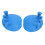 (Blue) 2pcs Toe Separator Large Friction 30 Meniscus Grid Corrector 5