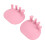 (Pink) 2pcs Toe Separator Large Friction 30 Meniscus Grid Corrector 4
